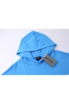 Balenciaga, Men's Hoodie, Blue