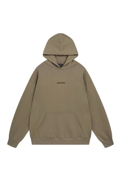 Balenciaga, Men's Hoodie, Khaki