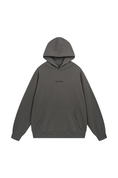 Balenciaga, Men's Hoodie, Grey