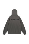 Balenciaga, Men's Hoodie, Grey