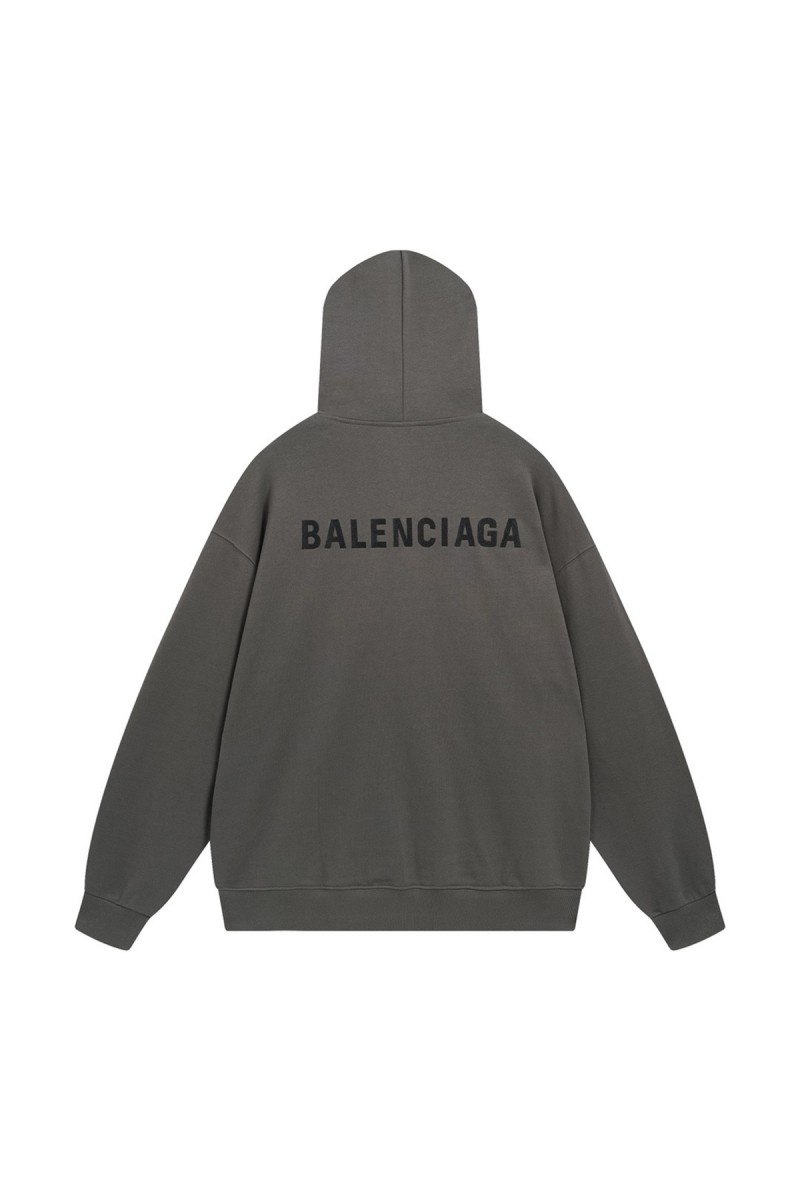 Balenciaga, Men's Hoodie, Grey