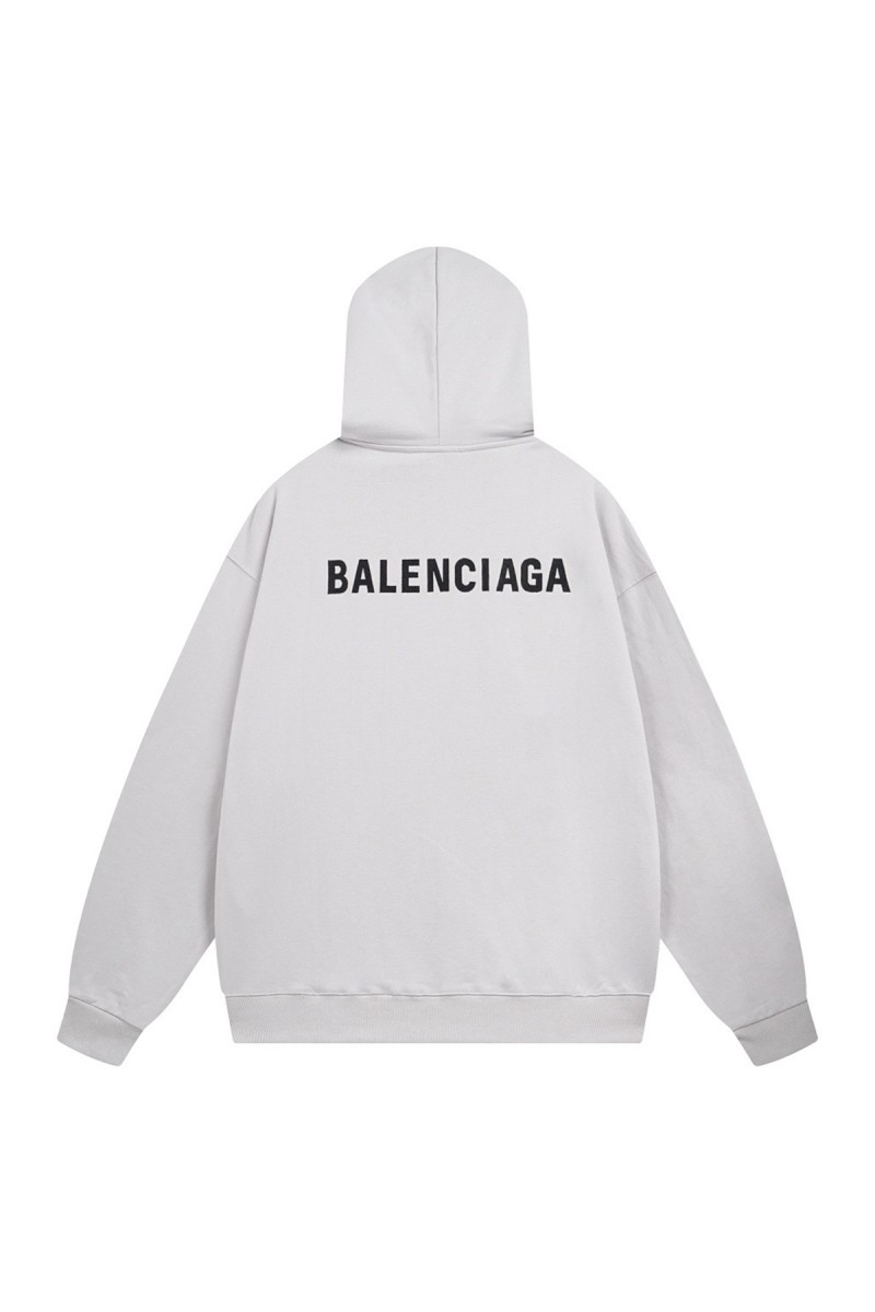 Balenciaga, Men's Hoodie, Grey