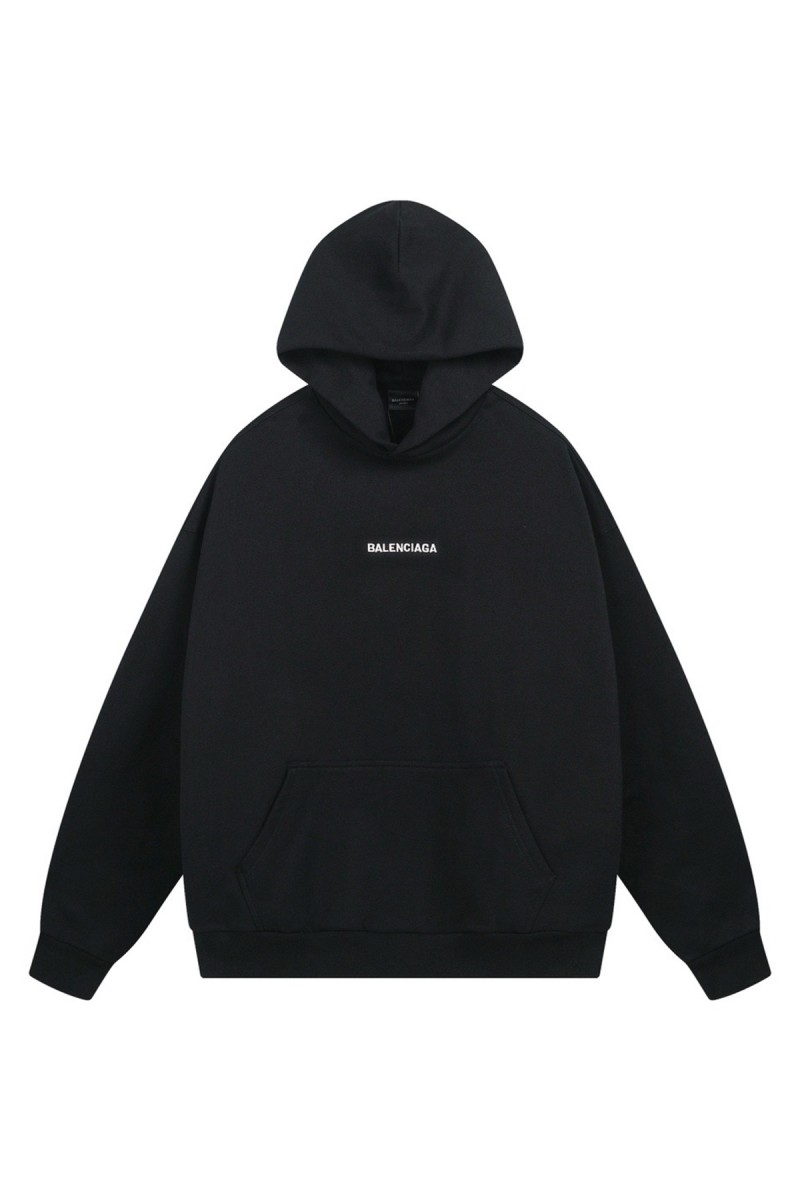 Balenciaga, Men's Hoodie, Black