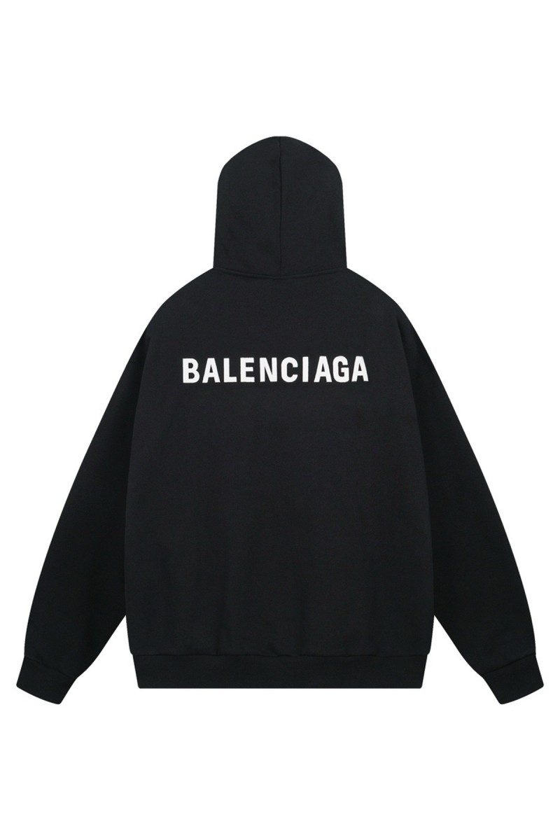 Balenciaga, Men's Hoodie, Black