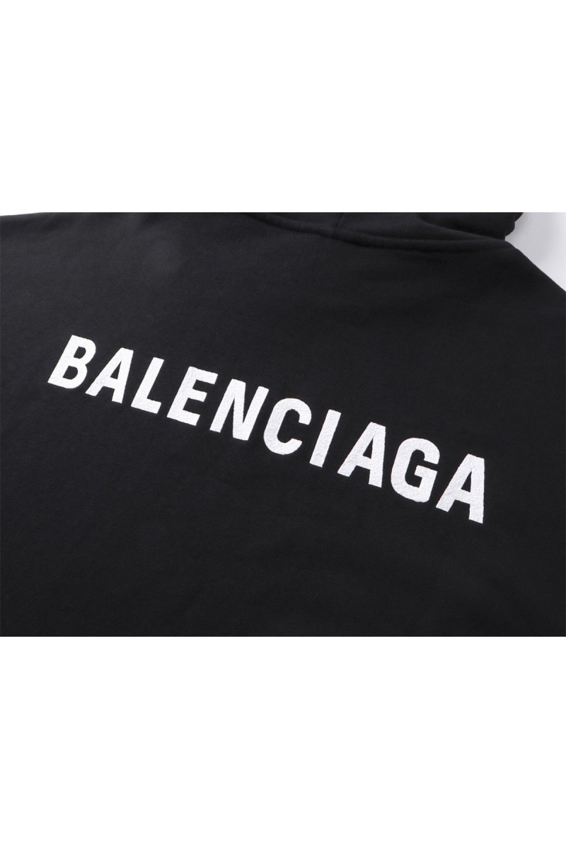 Balenciaga, Men's Hoodie, Black