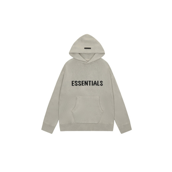 Fear Of God, Essentials, Men's Hoodie, Grey