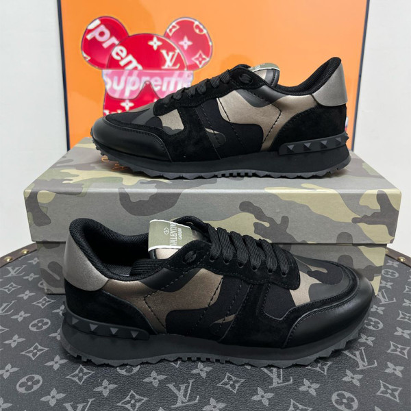 Valentino, Rockrunner, Heren Sneakers, Zwart