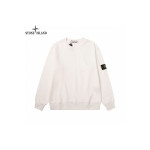 Stone Island, Men's Pullover, White