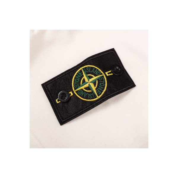Stone Island, Men's Pullover, White