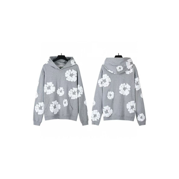 Denim Tears, Men's Hoodie, Grey