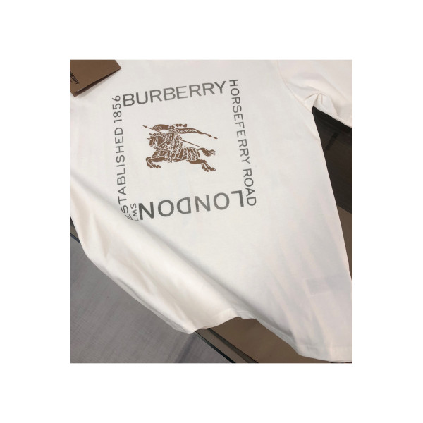 Burberry, Men's T-Shirt, White