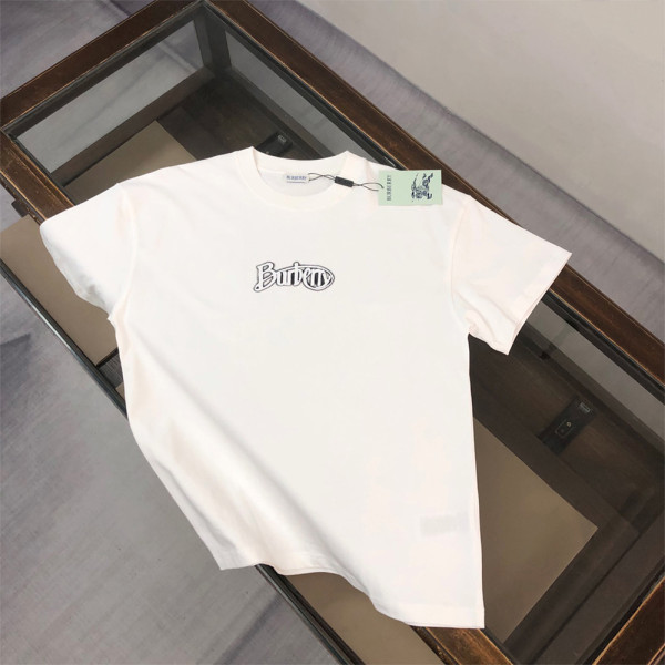 Burberry, Men's T-Shirt, White