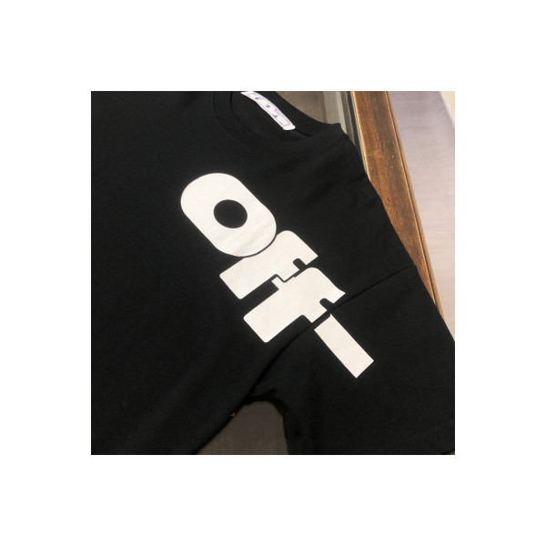 Off White, Men's T-Shirt, Black