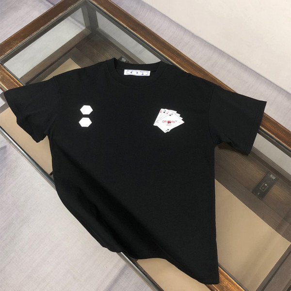 Off White, Men's T-Shirt, Black
