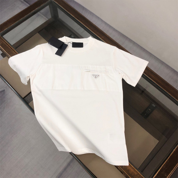 Prada, Men's T-Shirt, White