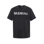 Balenciaga, Men's T-Shirt, Black