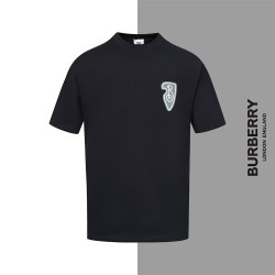 Burberry, Men's T-Shirt, Black