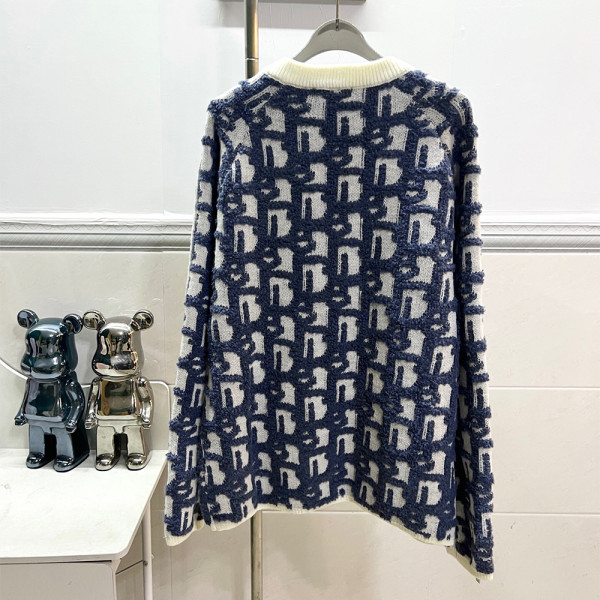 Christian Dior, Men's Pullover, Blue