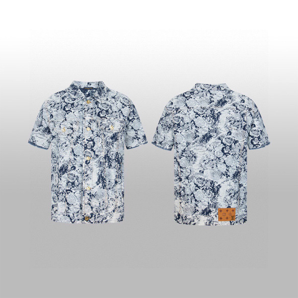 Louis Vuitton, Men's Denim Shirt, White