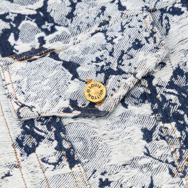 Louis Vuitton, Men's Denim Shirt, White