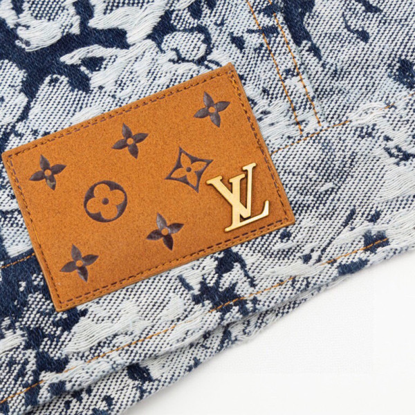 Louis Vuitton, Men's Denim Shirt, White