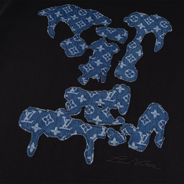 Louis Vuitton, Men's T-Shirt, Black