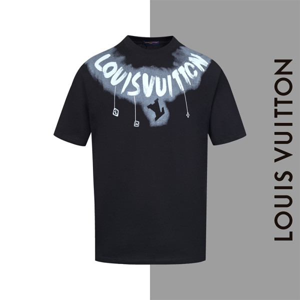 Louis Vuitton, Men's T-Shirt, Black