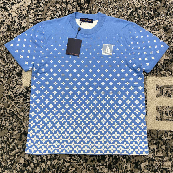 Louis Vuitton, Men's T-Shirt, Blue