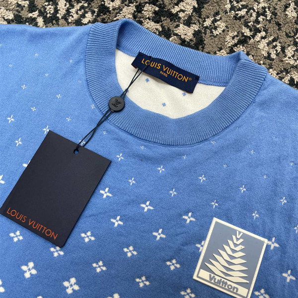 Louis Vuitton, Men's T-Shirt, Blue
