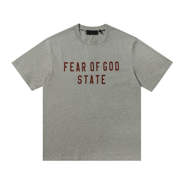 Fear Of God, Essentials, Men's T-Shirt, Grey