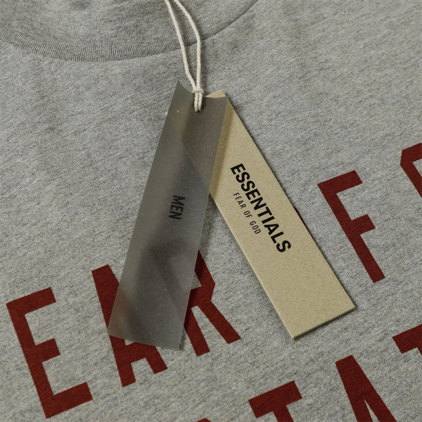 Fear Of God, Essentials, Men's T-Shirt, Grey