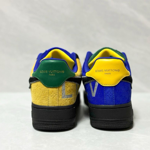 Louis Vuitton x Nike, Air Force,  Men's Sneaker, Colorful