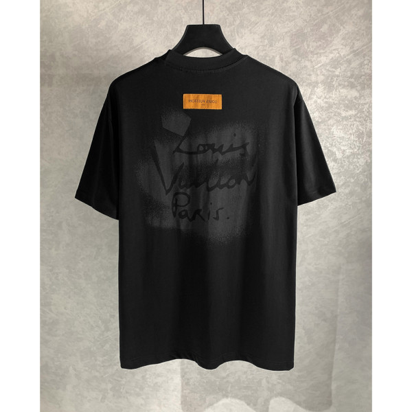 Louis Vuitton, Men's T-Shirt, Black