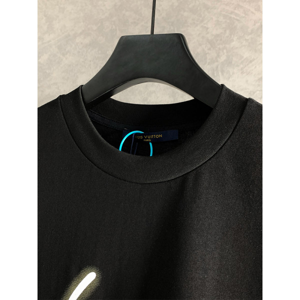 Louis Vuitton, Men's T-Shirt, Black