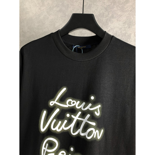 Louis Vuitton, Men's T-Shirt, Black