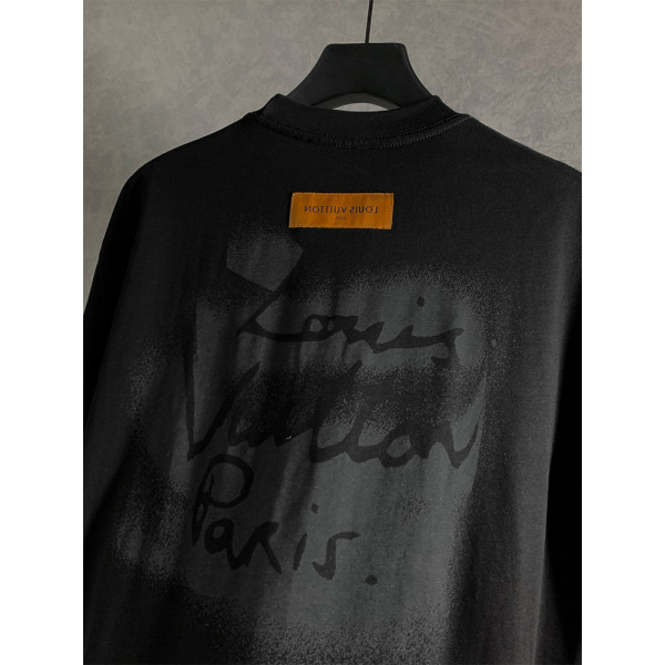 Louis Vuitton, Men's T-Shirt, Black