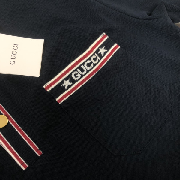 Gucci, Men's Polo, Black