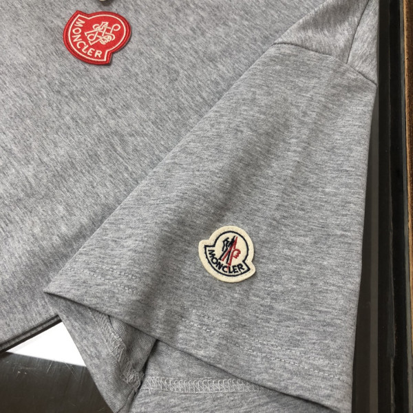 Moncler, Men's T-Shirt, Grey