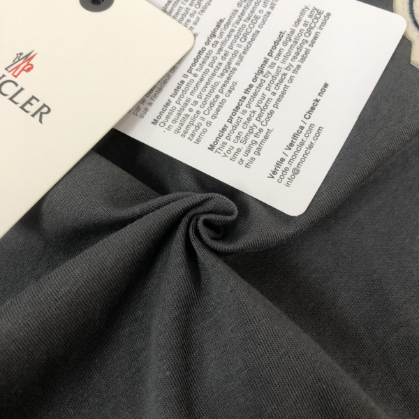 Moncler, Men's T-Shirt, Grey