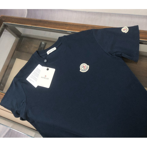 Moncler, Men's T-Shirt, Navy
