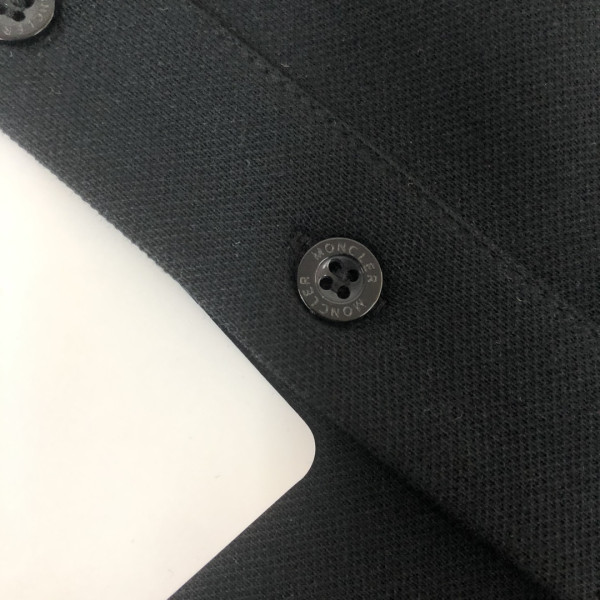 Moncler, Men's Polo, Black
