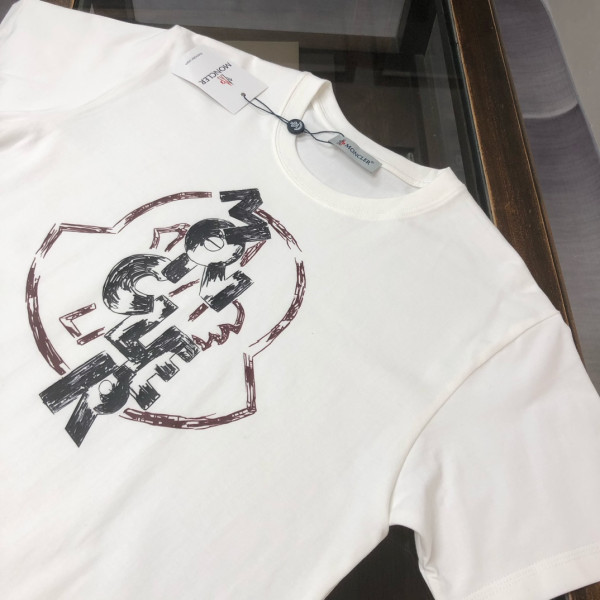 Moncler, Men's T-Shirt, White