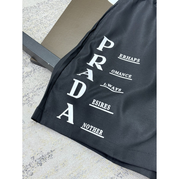Prada, Men's Swimwear, Black