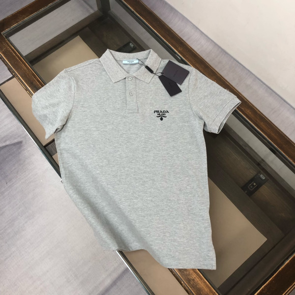 Prada, Men's Polo, Grey