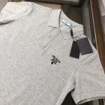 Prada, Men's Polo, Grey