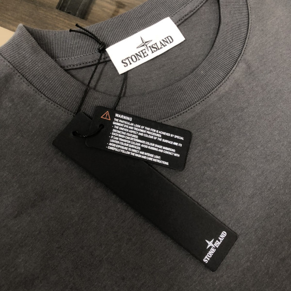 Stone Island, Men's T-Shirt, Grey