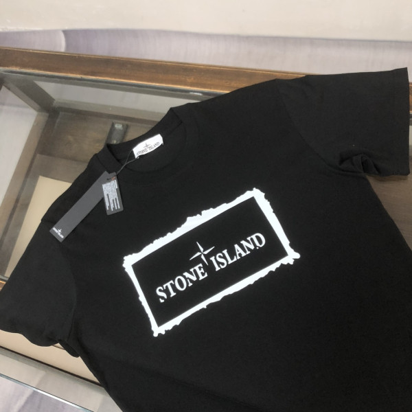 Stone Island, Men's T-Shirt, Black