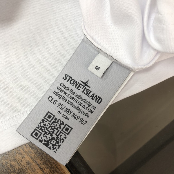 Stone Island, Men's T-Shirt, White