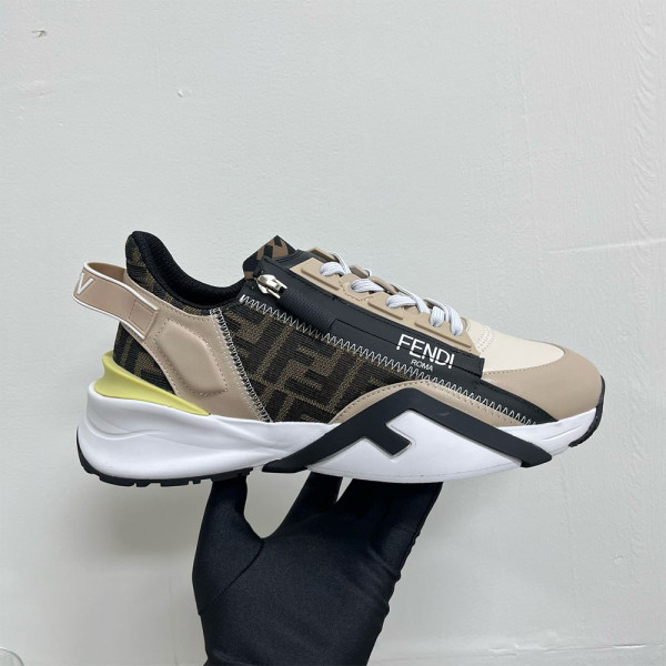 Fendi, Men's Sneaker, Brown