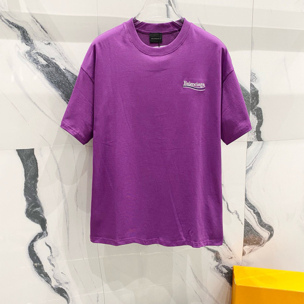 Balenciaga, Men's T-Shirt, Purple